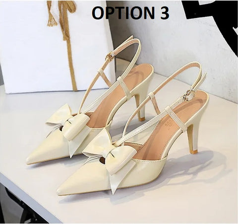 New Spring Elegant Butterfly Knot Stiletto Heels CODE: KAR4672