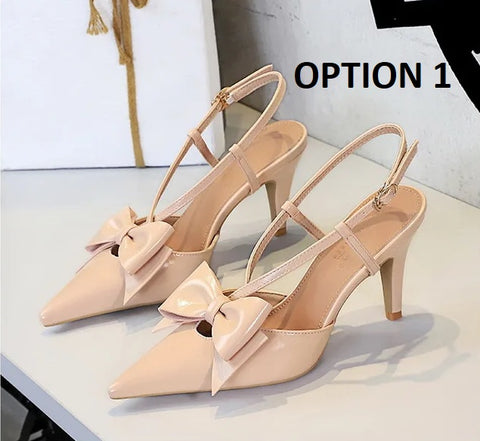 New Spring Elegant Butterfly Knot Stiletto Heels CODE: KAR4672