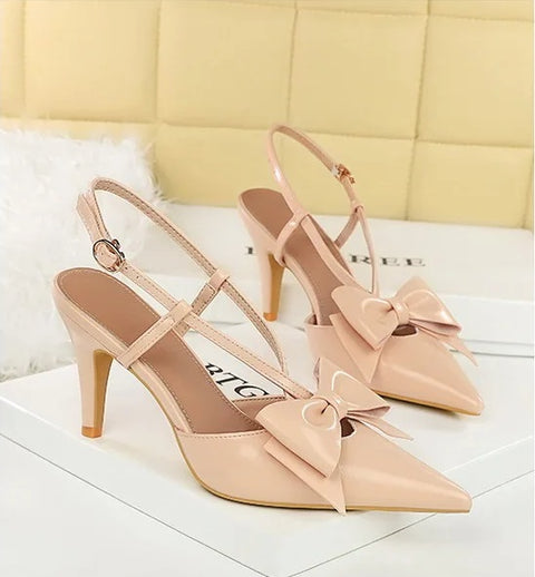 New Spring Elegant Butterfly Knot Stiletto Heels CODE: KAR4672