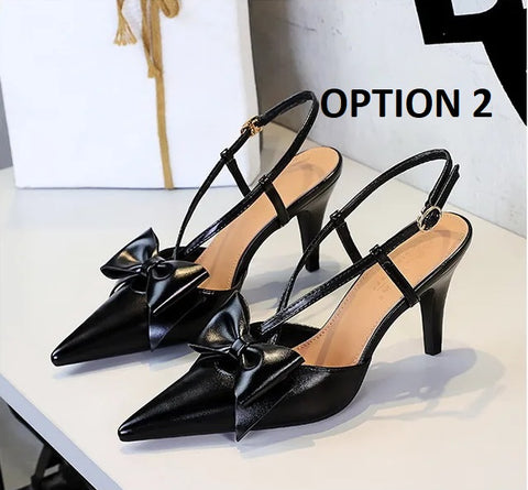 New Spring Elegant Butterfly Knot Stiletto Heels CODE: KAR4672