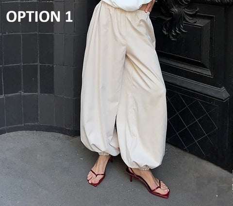 New Lazy Style Loose Cool Wide Leg Pant CODE: KAR4674