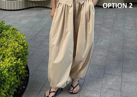 New Lazy Style Loose Cool Wide Leg Pant CODE: KAR4674