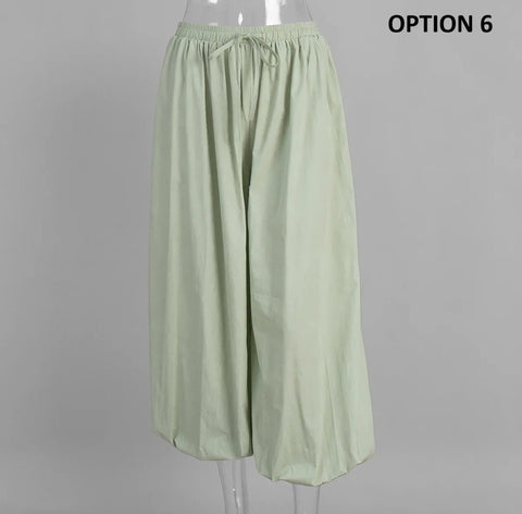 New Lazy Style Loose Cool Wide Leg Pant CODE: KAR4674