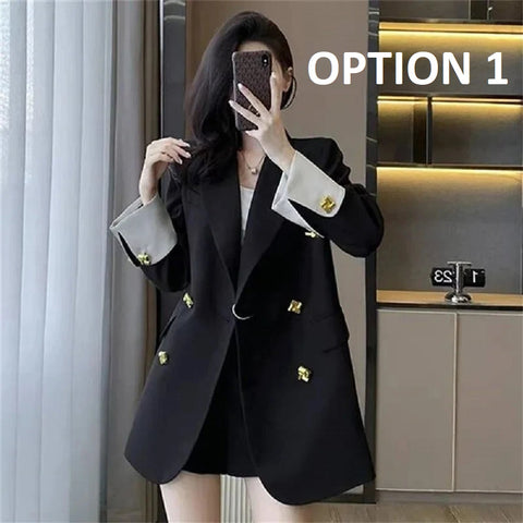 New Fashion High-end Design Sense Casual Office Elegant Blazer CODE: KAR4681