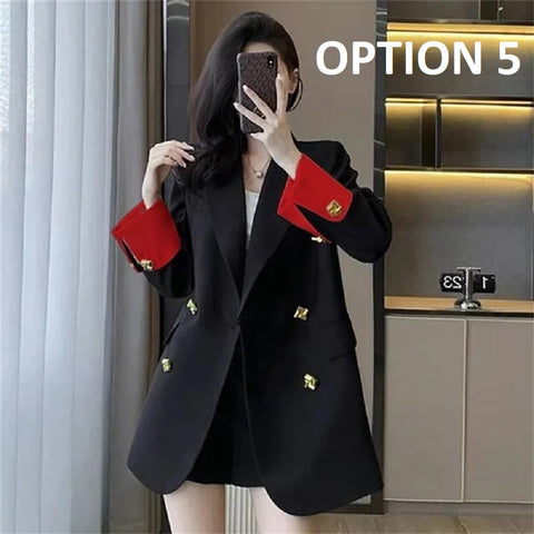 New Fashion High-end Design Sense Casual Office Elegant Blazer CODE: KAR4681