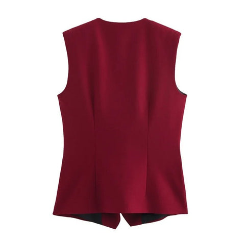 New Fashion Slim Fit Blazer and Flared Pants Two-Piece Set CODE: KAR4691