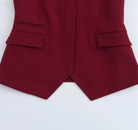 New Fashion Slim Fit Blazer and Flared Pants Two-Piece Set CODE: KAR4691