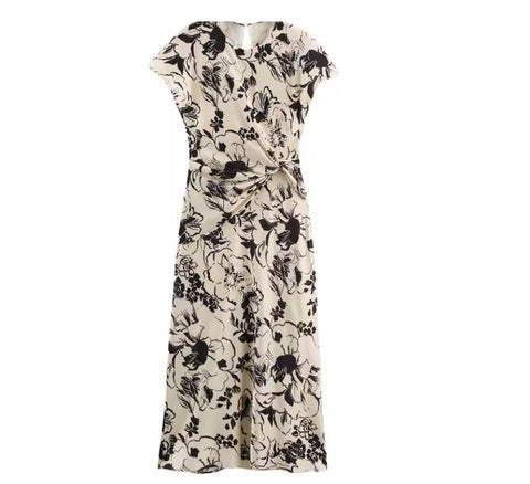 New fashion temperament printed Long dress CODE: KAR4698