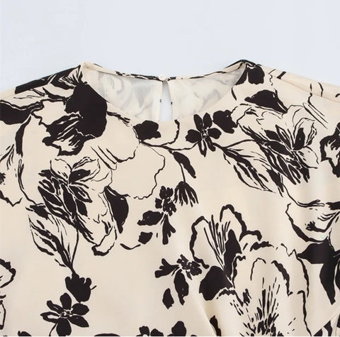 New fashion temperament printed Long dress CODE: KAR4698