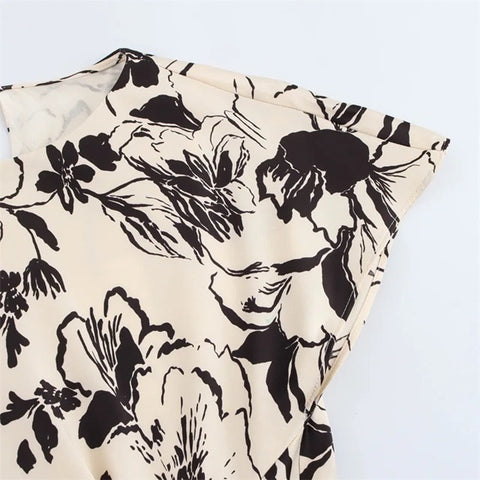 New fashion temperament printed Long dress CODE: KAR4698
