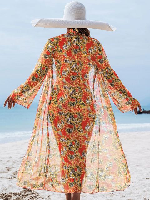 New Fashion Floral Print 3-Piece Swimwear CODE: KAR4709