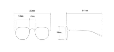New Special-shaped Oversized Rimless Sunglasses CODE: KAR4715