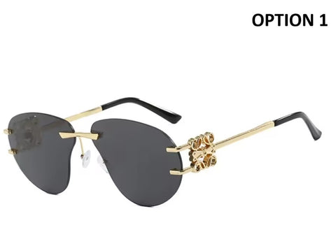 New Special-shaped Oversized Rimless Sunglasses CODE: KAR4715