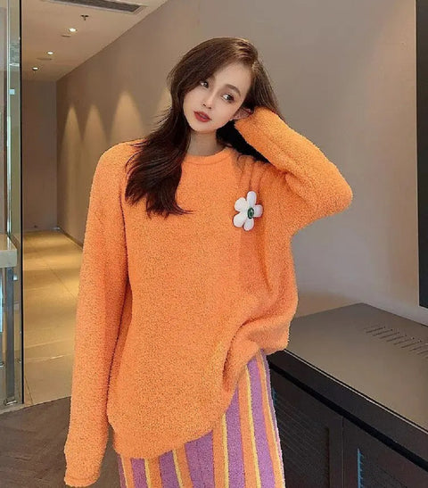 New Fashion Long Sleeves suit and Striped Night wear Pajama Set CODE: KAR4722