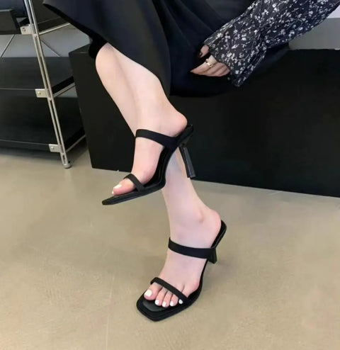 Fashion Comfort Casual Heels Outdoor Open Toed High-heel  Sandals CODE: KAR4732