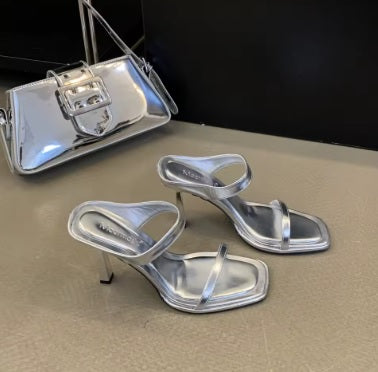 Fashion Comfort Casual Heels Outdoor Open Toed High-heel  Sandals CODE: KAR4732