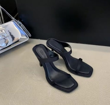 Fashion Comfort Casual Heels Outdoor Open Toed High-heel  Sandals CODE: KAR4732