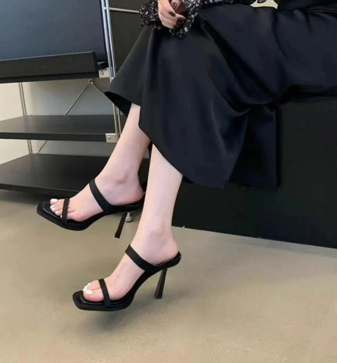 Fashion Comfort Casual Heels Outdoor Open Toed High-heel  Sandals CODE: KAR4732
