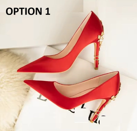 New Pointed Toe Party Wedding High Heels CODE: KAR4750