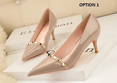 Summer Rivet Pumps Sexy Fashion Retro Zapatos High Heels CODE: KAR4752