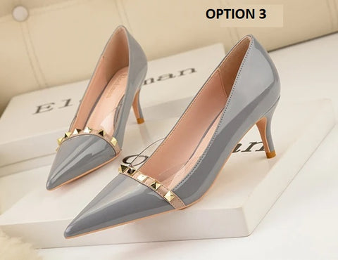 Summer Rivet Pumps Sexy Fashion Retro Zapatos High Heels CODE: KAR4752