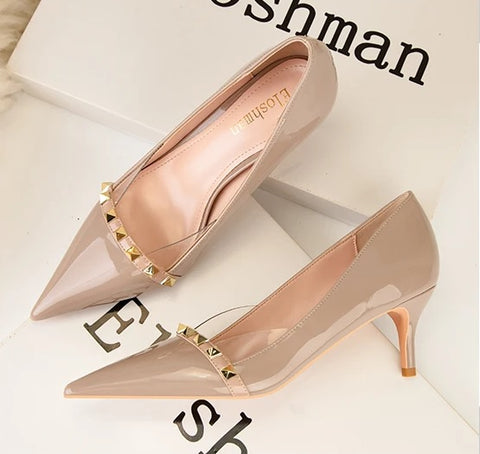 Summer Rivet Pumps Sexy Fashion Retro Zapatos High Heels CODE: KAR4752