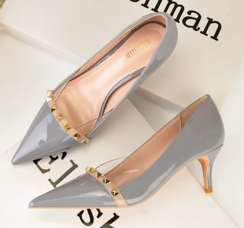 Summer Rivet Pumps Sexy Fashion Retro Zapatos High Heels CODE: KAR4752