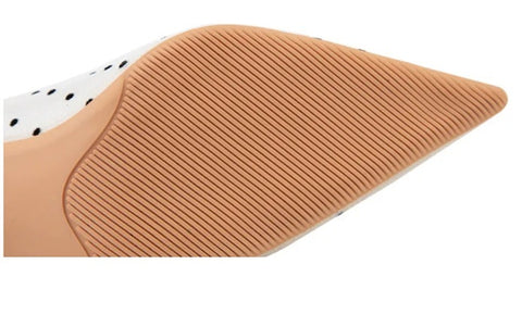 New Sexy Polka Dot Pointed Toe Comfort Thin Heels CODE: KAR4755