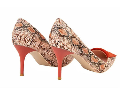 New Occident Style Sexy Snakeskin Print High Heels CODE: KAR4759