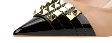New Pointed Tip Rivets Designer High Heels CODE: KAR4760