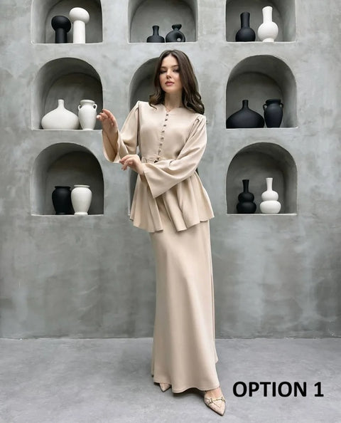 New Fashion Elegant Cardigan Two-piece Suit CODE: KAR4761