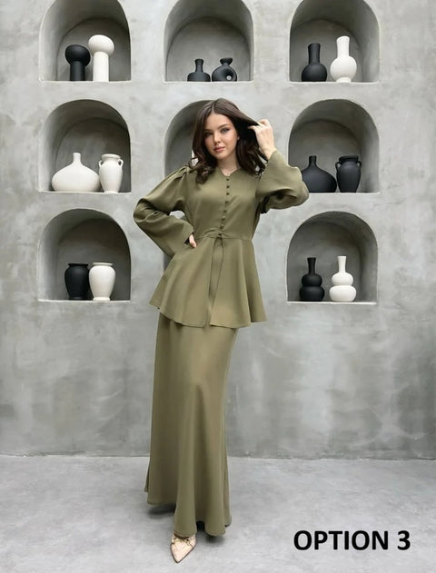 New Fashion Elegant Cardigan Two-piece Suit CODE: KAR4761