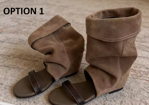 New Cro Heap One-Strap Exposure Boots CODE: KAR4764