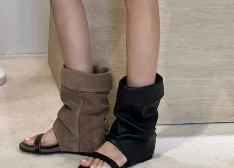 New Cro Heap One-Strap Exposure Boots CODE: KAR4764