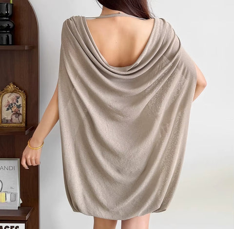 New Elegant Low-Neck Backless Mini Dress CODE: KAR4768