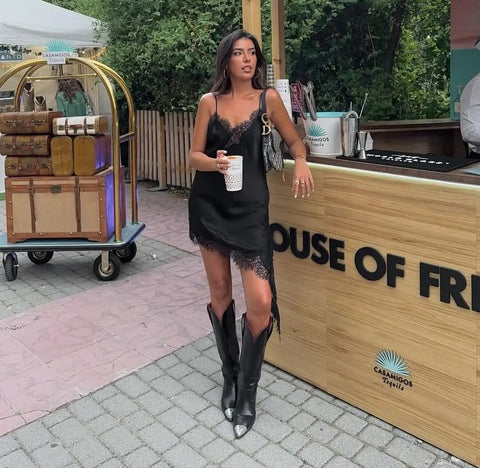 New Fashion Cami Mini Asymmetric Dress CODE: KAR4770