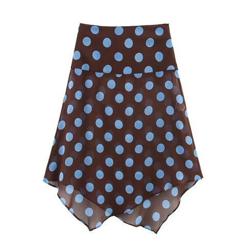 NEW SCARF POLKA DOT HALTER SEXY TOP AND SKIRT CODE: KAR4772