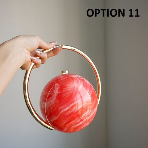 New Fashion Round Creative Mini Trendy Handbag CODE: KAR4775