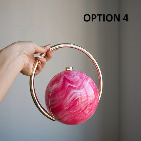 New Fashion Round Creative Mini Trendy Handbag CODE: KAR4775