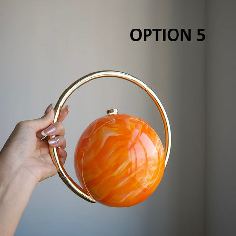 New Fashion Round Creative Mini Trendy Handbag CODE: KAR4775