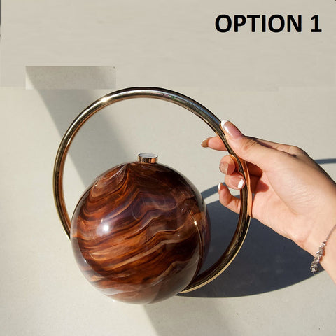 New Fashion Round Creative Mini Trendy Handbag CODE: KAR4775