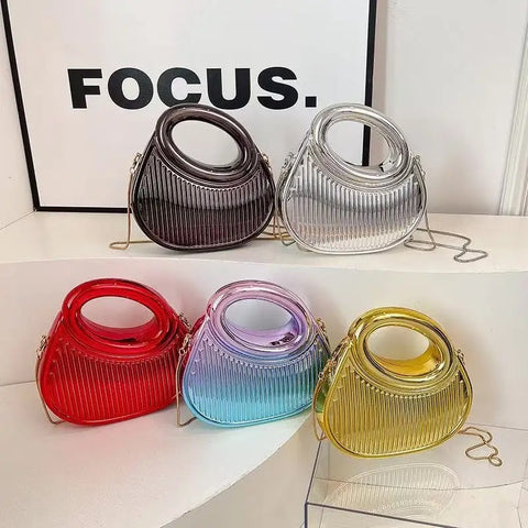 New Fashion Irregular Acrylic Box Cross body Handbag CODE: KAR4778