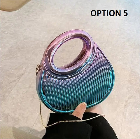 New Fashion Irregular Acrylic Box Cross body Handbag CODE: KAR4778