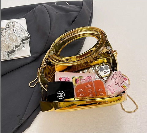 New Fashion Irregular Acrylic Box Cross body Handbag CODE: KAR4778