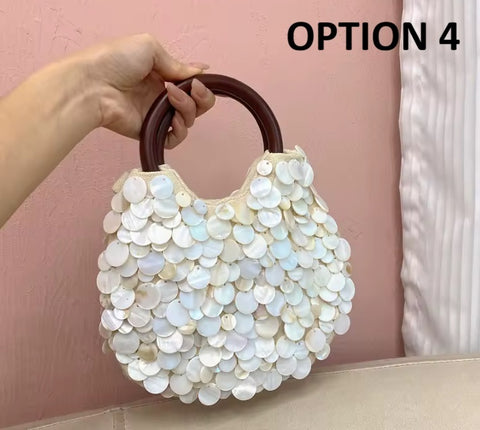 New Luxury Rhinestone Diagonal Design Handbag CODE: KAR4780