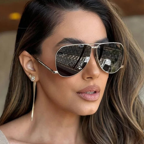 New Aviation Retro Female Pilot Driving Travel Sunglasses CODE: KAR4781