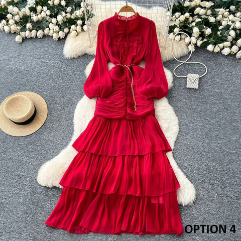 New Ankle Length Solid Party Long Dress CODE: KAR4782
