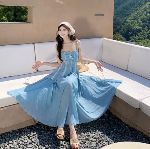 Asymmetric Cami Top High Waist Long Skirt Two Piece Set CODE: KAR4783