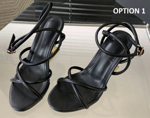 New Buckle Strap Sexy Open Toe Heels CODE: KAR4786