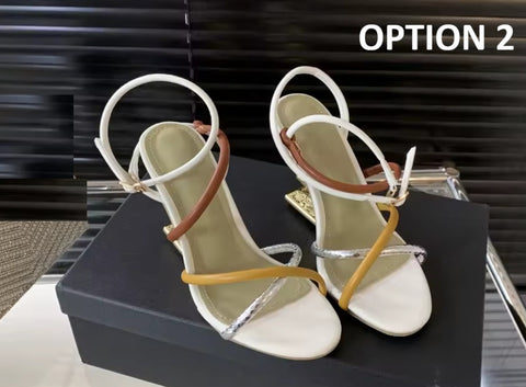 New Buckle Strap Sexy Open Toe Heels CODE: KAR4786